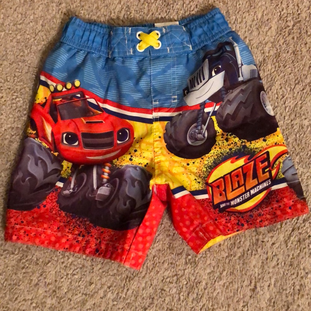 Blaze and The Monster Machines swim trunks